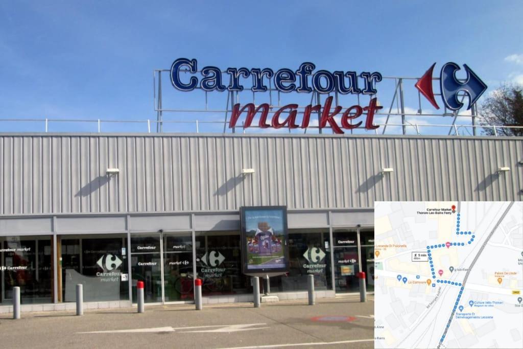 T3 Duplex Thonon Centre - Parking - Gare - Thermes 外观 照片